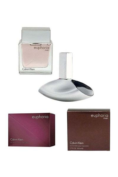 Calvin Klein Euphoria for Her EDT & Euphoria for Him EDT 2x100ml