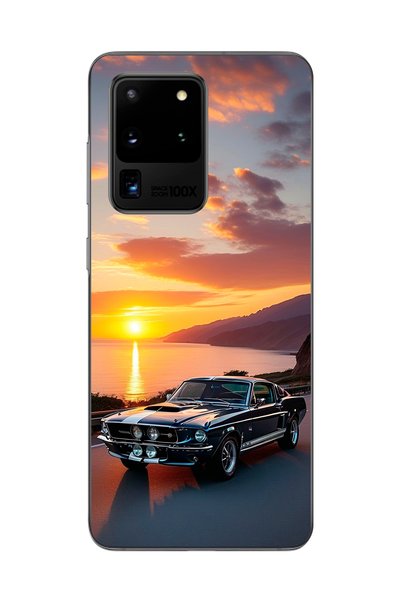 Dali Design Clear Case Compatible with Samsung Galaxy S20 Ultra Car Design 2