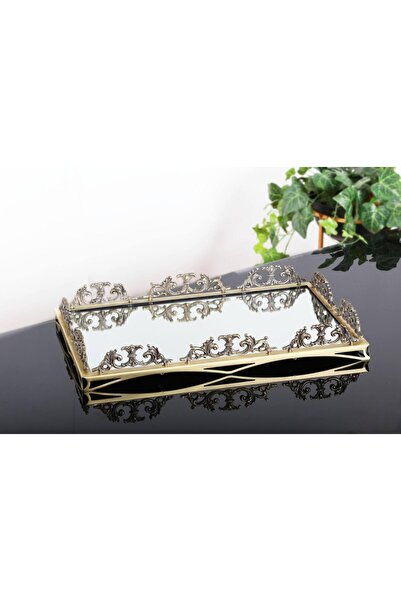 BULUTHOMEAKSESUAR 60X38 cm Classic Antique Tray