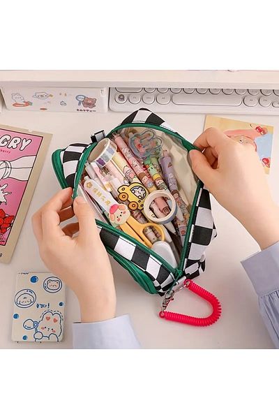 SYNOPE Figured Pencil Case - School and Cosmetic Bag for Kids