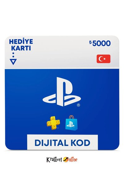 KraliyetOnline Playstation Store 5000 Tl Hediye Kartı Türkiye