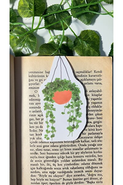 Handeto Kraft Semn de carte cu flori în formă de grămadă cu structură străluc...