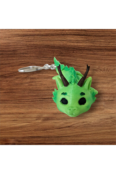 3d Boynuzlu Dragon Figür Anahtarlık