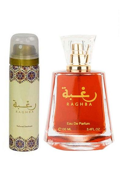 lattafa Raghba EDP With Perfumed Deodorant 100ml