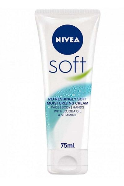 NIVEA Soft Refreshing And Moisturizing Cream, Tube 75ml