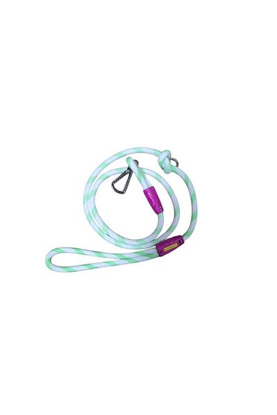 moonparacord Paracord Dog Walking Rope 120 cm Green White