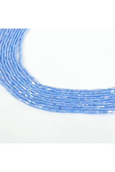 yfhobi 1 Dizi (90-95 Adet) - 2x4 mm Baget Kristal Cam Boncuk Dizisi Mat Janja...