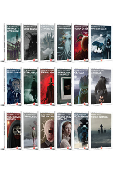 Kızıl Panda Yayınevi Korku Kitapları Seti (18 Kitap)