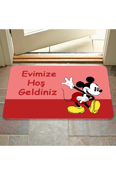 M&H Quality Copy - Digital Printed Pattern Decorative Door Front and Indoor Mat Washable Non-Slip Base