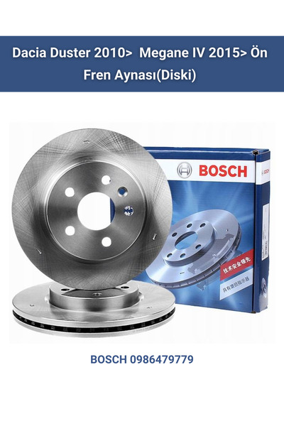 Bosch Ön Fren Diski Aynası Dacia Duster2010> Megane IV 2015> Takım (269×22,5×...