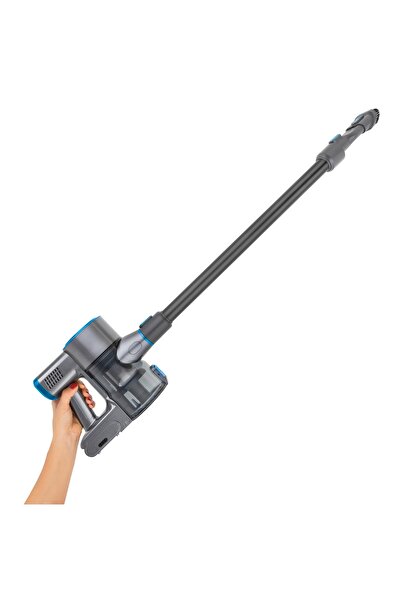Fakir Inovator X Plus 7286 Dikey Şarjlı Kablosuz Süpürge Antrasit Blue