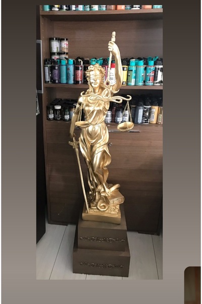 veraninfircasi Ek Kaideli Adalet Heykeli 110 Cm