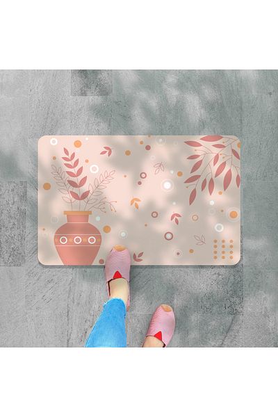 M&H Quality Digital Printed Pattern Decorative Door Front and Indoor Mat Washable Non-Slip Base