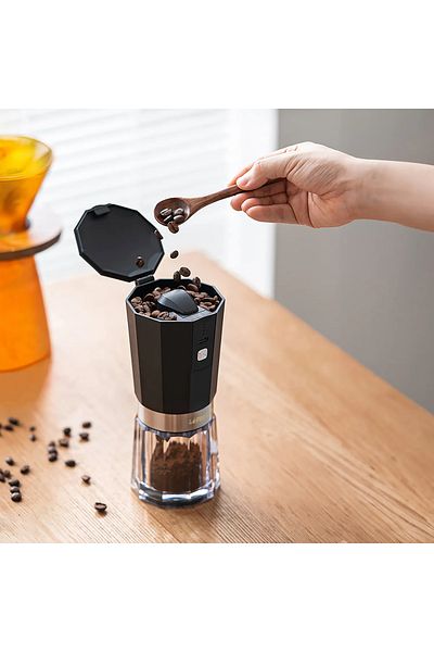 Lepresso Rechargeable Coffee Grinder - Black