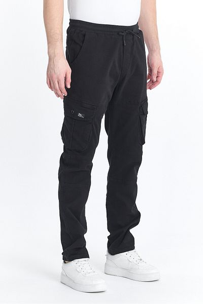 REMBY Men's Cargo Pocket Gabardine Pants