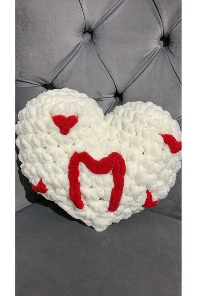 Home Heart Pillow with Letter