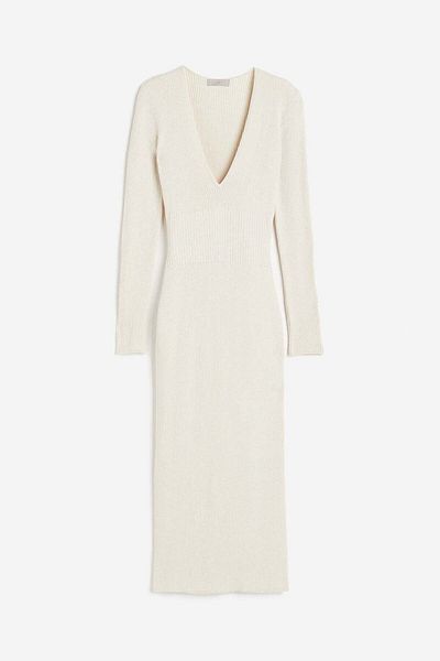 H&M Rib-knit bodycon dress
