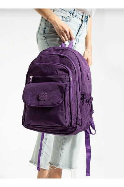 MEGA ÇANTA Unisex School Bag Large Size Multi-Compartment Waterproof Backpack