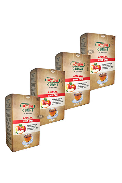 Köylüm Gurme Doğal Amasya Elma Çayı // 200 Gr - 4 ADET