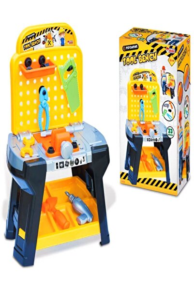 a v d a Dede Tezgahlı & Masalı Teknik Tamir Seti Büyük Tamirci 33 Parça