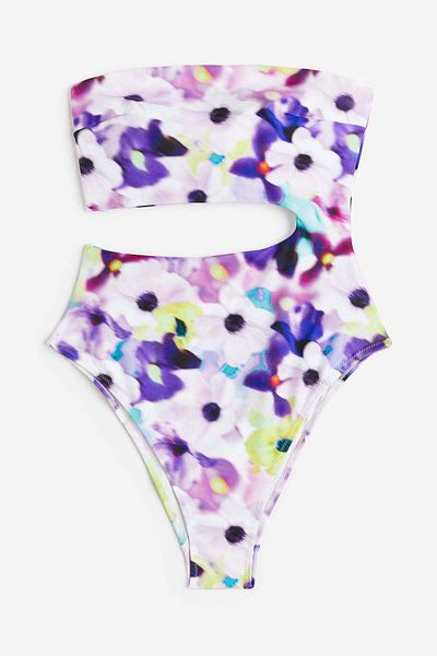 H&M High-leg bandeau swimsuit