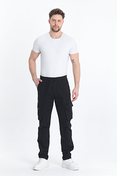 REMBY erkek  kargo cepli gabardin pantolon