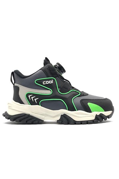 KOCAMANLAR Cool Torr Smart Lace Up Ορθοπεδικές Παιδικές Μπότες ΠΡΑΣΙΝΕΣ