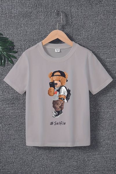 MYADA Tricou pentru copii cu imprimeu Boho Premium Photographer 22577
