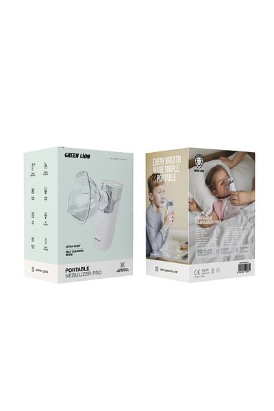 Green Lion Portable Nebulizer Pro - White