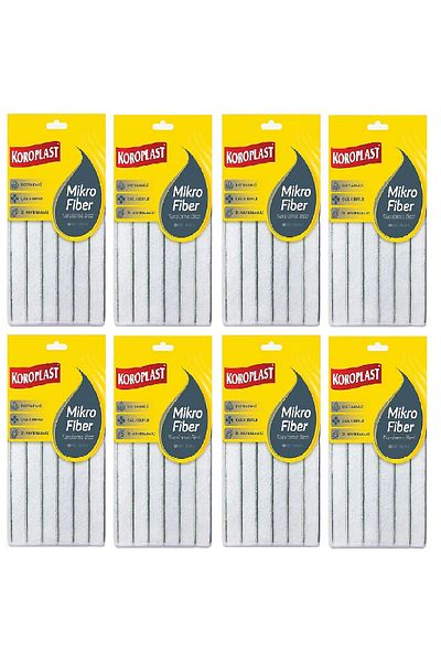 Koroplast Microfiber Drying Cloth 30 X 30 cm X 8 Pieces