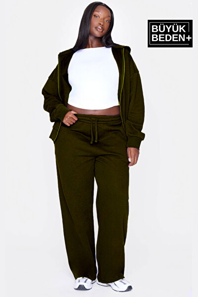 Superlife Γυναικείο Φούτερ Plus Size Slim SPR25BEAK52