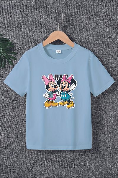 MYADA Tricou pentru copii cu imprimeu premium Mickey Brothers 22540