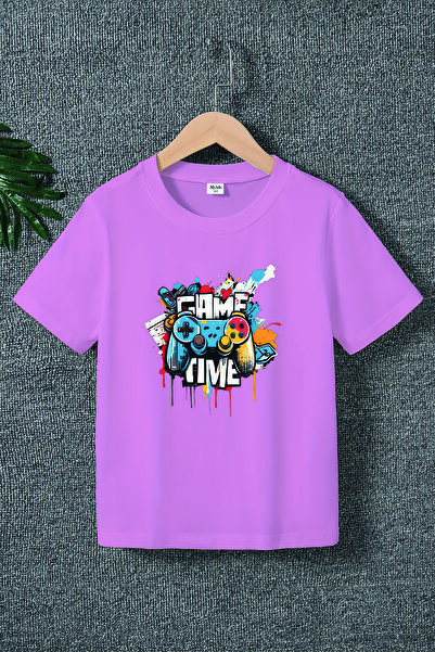 MYADA Premium dječja majica sa štampanim motivom "Game Time" 22574