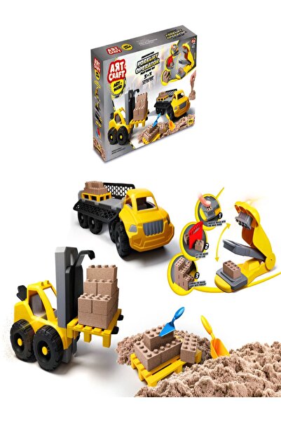 a v d a Forklift Operatör Inşaat Kinetik Kum Seti 750 gr