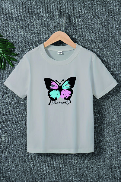 MYADA Šarena majica sa leptirom Štampano za decu 20501