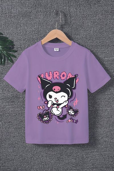 MYADA Първокласна бебешка тениска за момичета Kuromi 22157