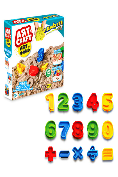 a v d a Sayılar Rakamlar Numaralar Kinetik Kum Oyun Kumu Seti 500gr