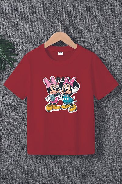 MYADA Tricou pentru copii cu imprimeu premium Mickey Brothers 22540