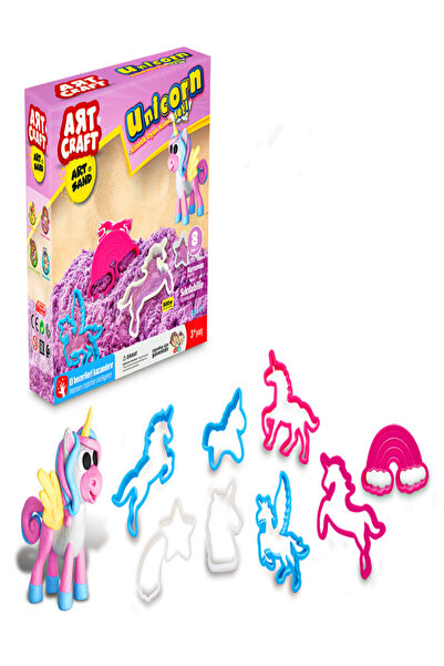 a v d a Pembe Unicorn Kinetik Kum Oyun Seti 500 gr -dede