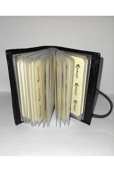 firdevsi hobi genuine luxury leather vertical rubber men's card holder wallet