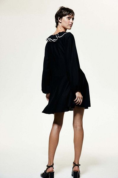 H&M Flounce-trimmed dress