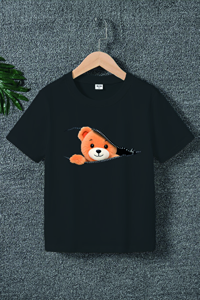 MYADA Παιδικό μπλουζάκι με στάμπα αρκουδάκι Premium 22575