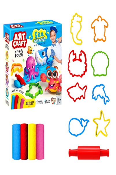 a v d a Deniz Hayvanlar Oyun Hamuru Seti 200 gr