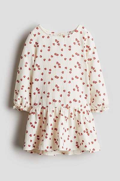 H&M Cotton muslin dress