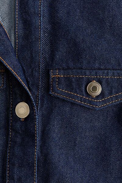 H&M Button-front Denim Dress