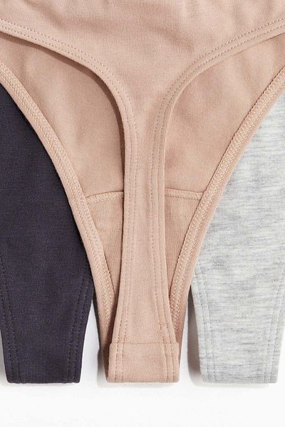H&M 5-pack cotton thong briefs