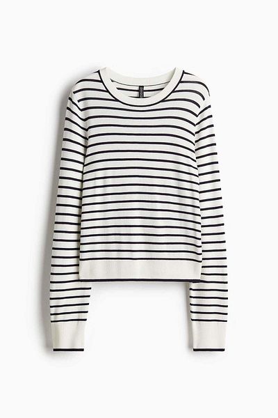 H&M سترة محبوكة بشكل جيد