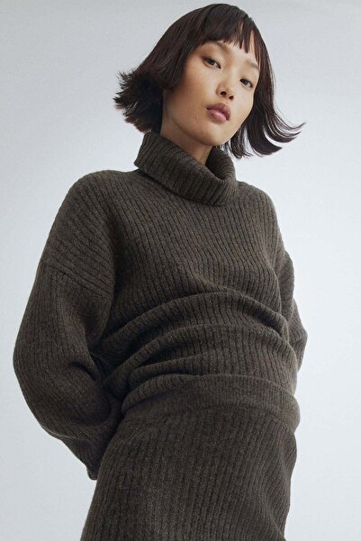 H&M MAMA Rib-knit skirt