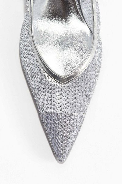 H&M Mesh slingback court shoes