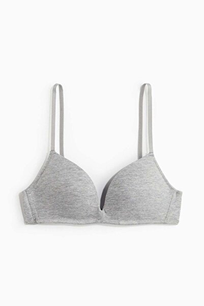 H&M Non-wired cotton push-up bra